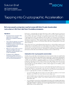 Tóm lược Giải pháp Intel® Crypto Acceleration