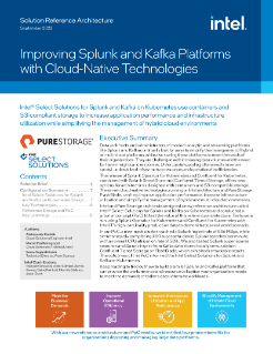 Giải pháp Intel® Select dành cho Splunk và Kafka trên Kubernetes