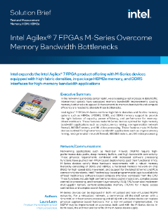 FPGA Intel® Giải quyết Tắc nghẽn Băng thông Bộ nhớ