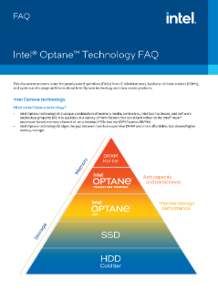Câu hỏi thường gặp về Công nghệ Intel® Optane™