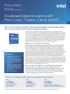 Tóm lược về sản phẩm Bộ xử lý Intel® Core