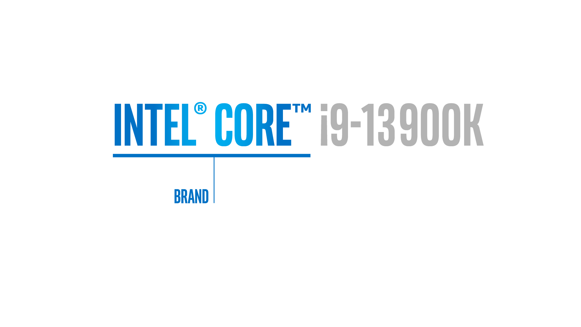 Lõi Intel i9-13900K - nhãn hiệu