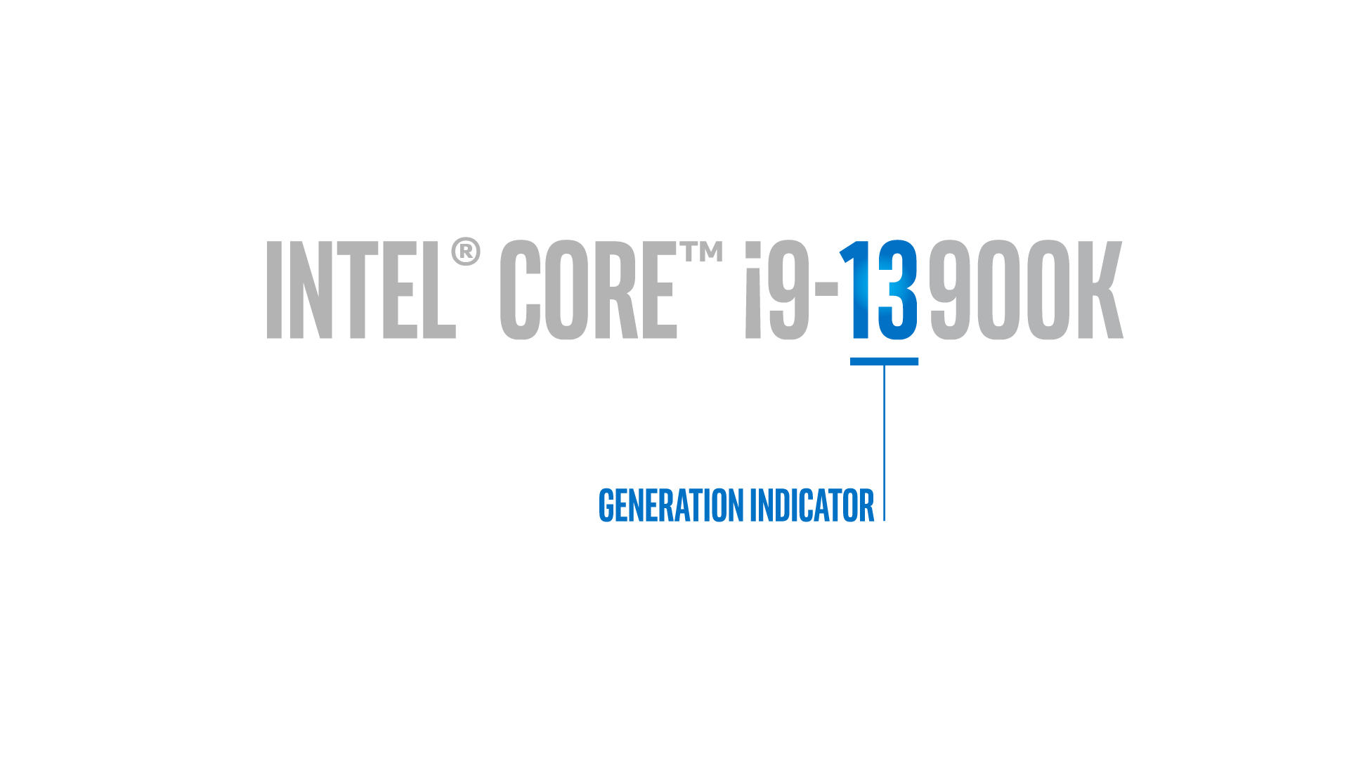 Intel Core i9-13900K - chỉ báo thế hệ