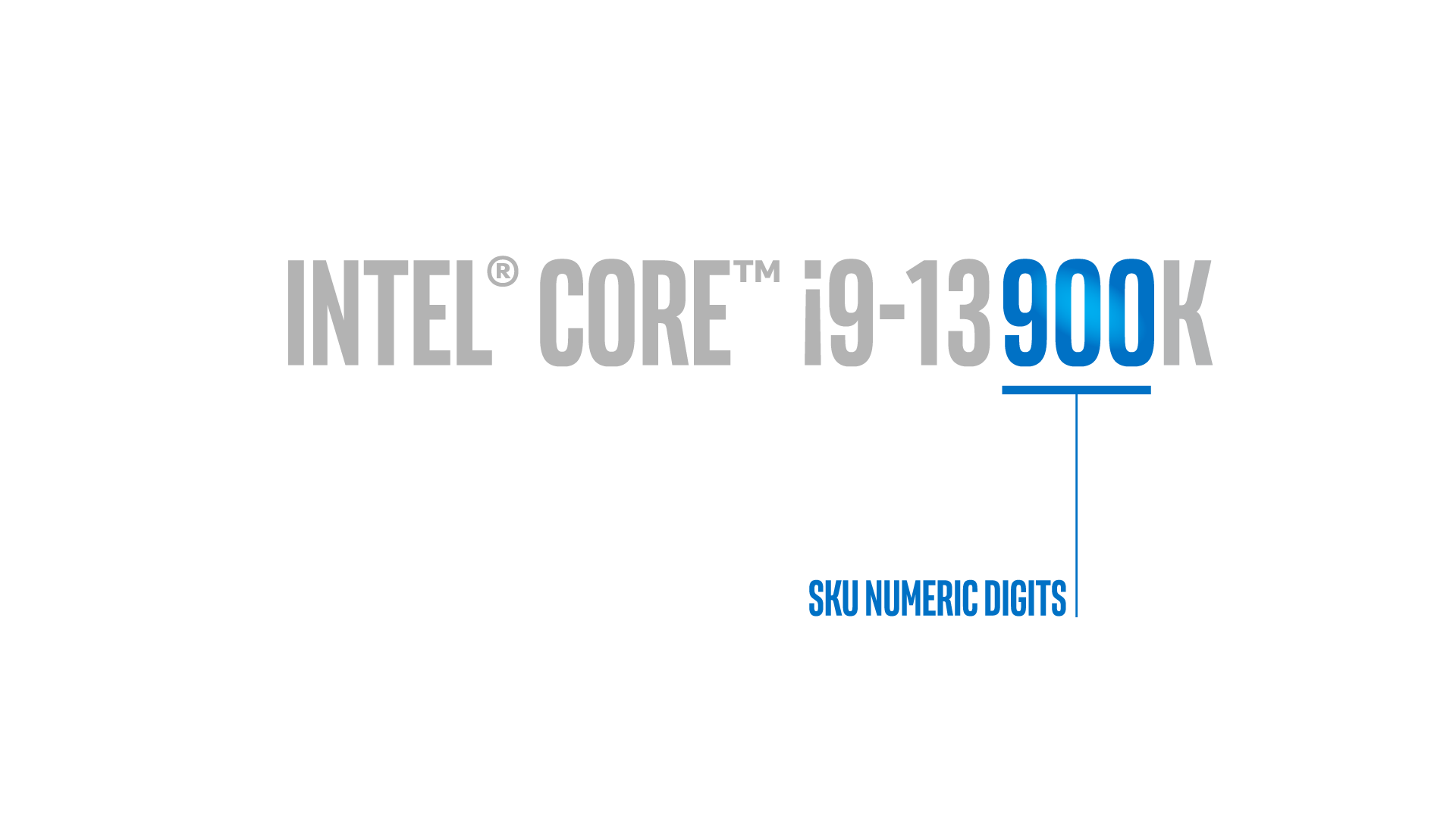 Intel Core i9-13900K - Chữ số SKU