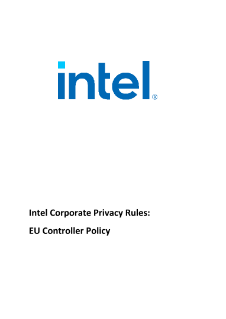 Quy tắc công ty có tính ràng buộc EEA của Intel