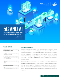 5G and AI: The Foundations for the Next Societal and Business Leap