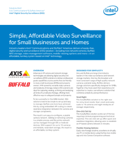 Giám sát video dành cho các doanh nghiệp nhỏ và nhà: tóm lược giải pháp
